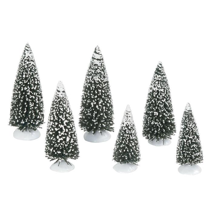 Frosted Pine Grove, Set of 6
