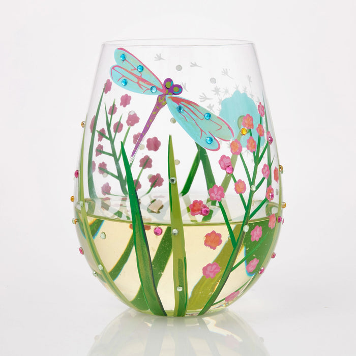 Stemless Glass Dragonfly