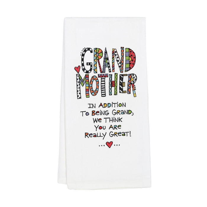 Embroidered  Grandmother Towel