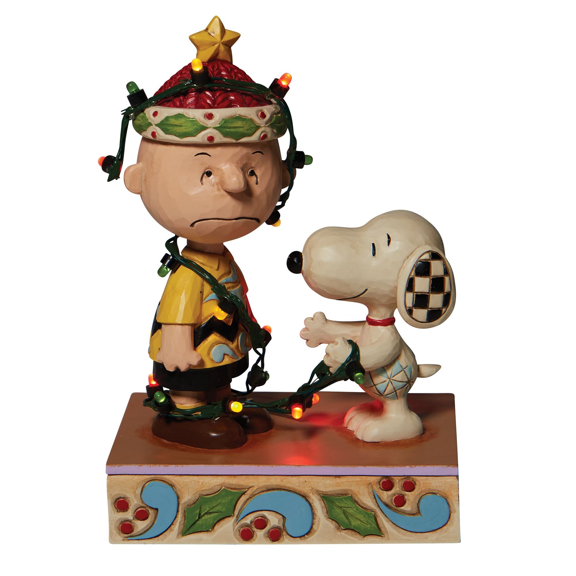 Charlie Brown Tangled Lights — Enesco Gift Shop