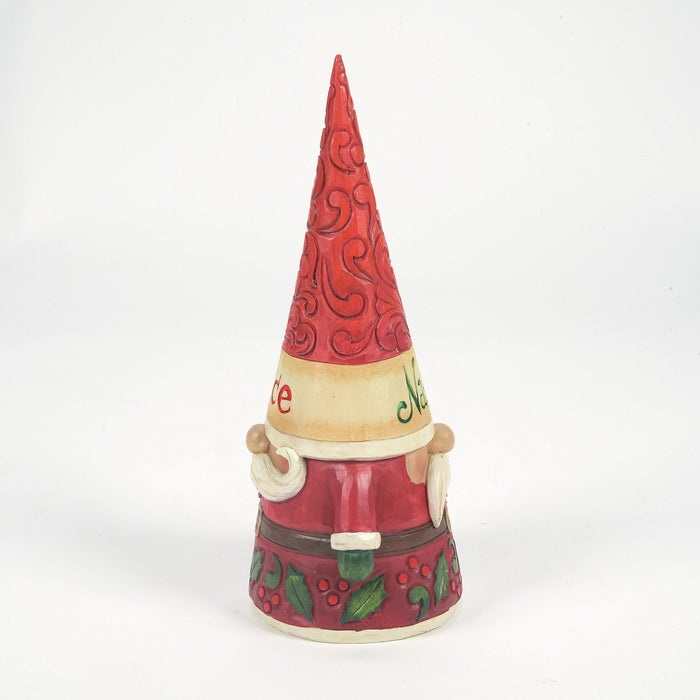 Naughty/Nice Two-Sided Gnome