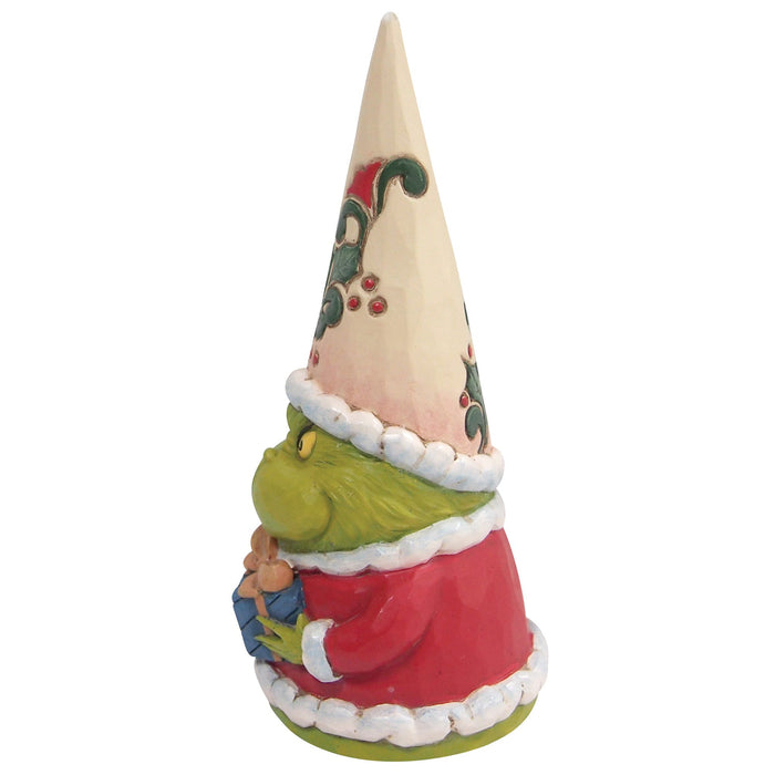 Grinch Gnome Holding Present