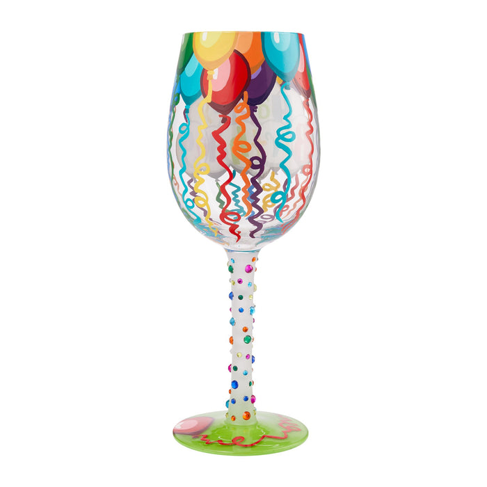 Wine Glass Birthday Streamers