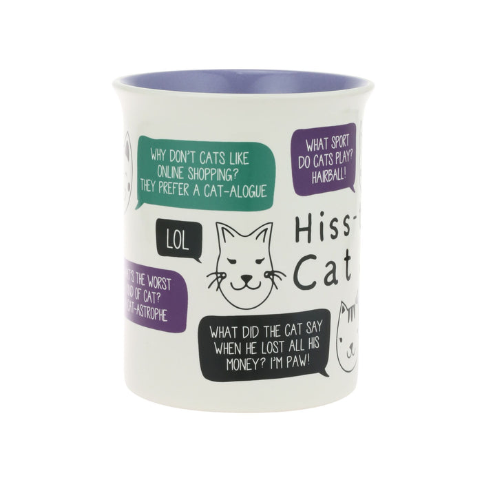 CAT JOKES MUG 16 OZ