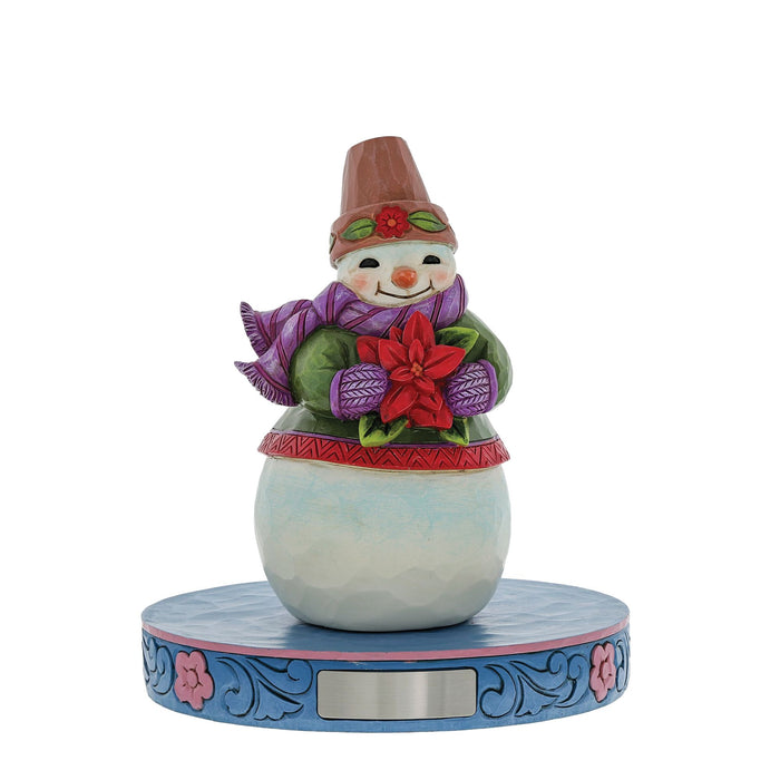 Pint Sized Snowman  Poinsettia