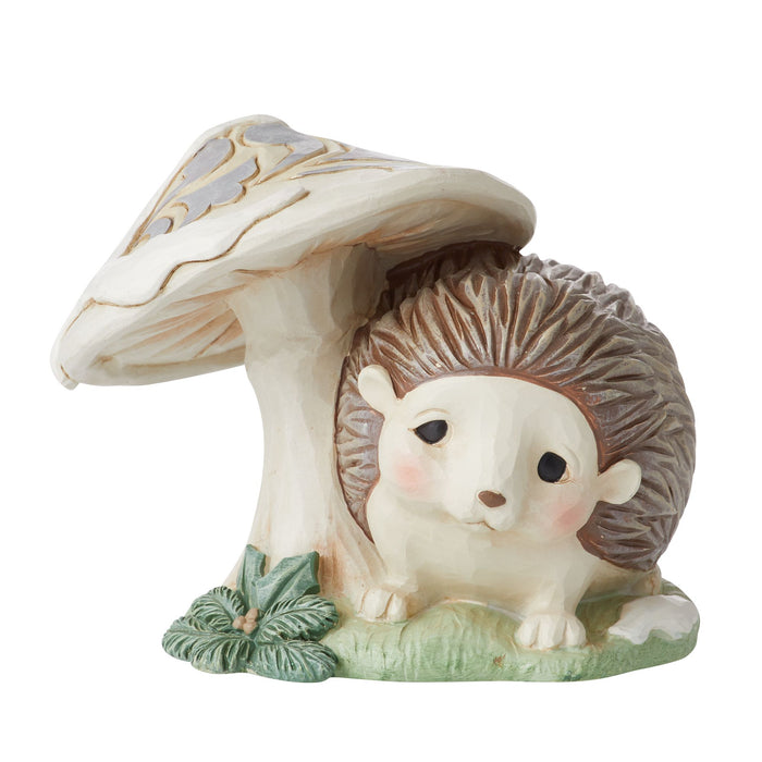 Woodland Hedgehog by Mushroom