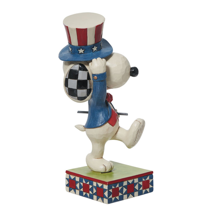 Patriotic Snoopy Marching