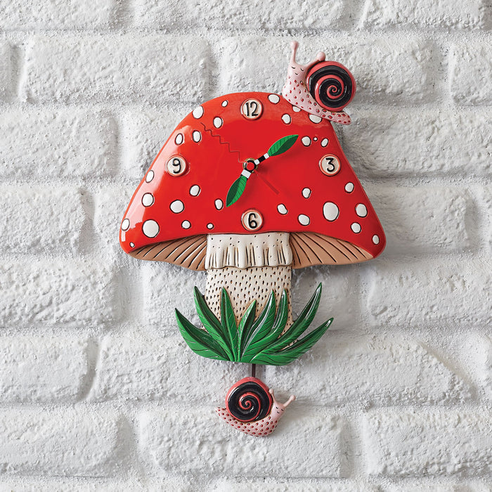 Fun-Guy Mushroom Wall Clock