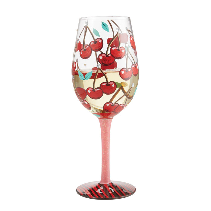 Mon Cherry Wine Glass