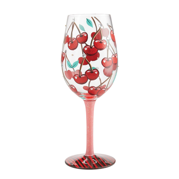 Mon Cherry Wine Glass