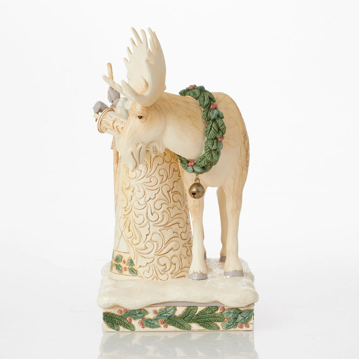 White Woodland Santa/Moose