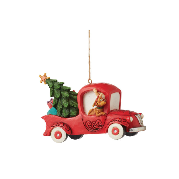 The Grinch Red Truck Christmas Ornament