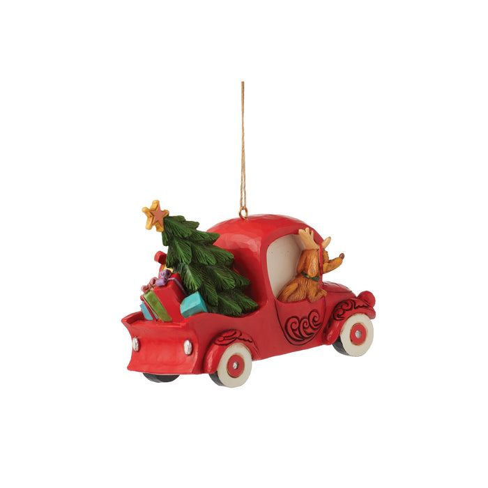 Grinch in Red Truck Ornament — Enesco Gift Shop