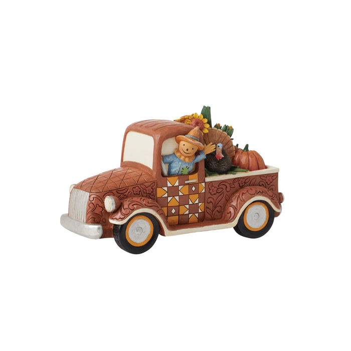 Harvest Pickup Truck Figurine