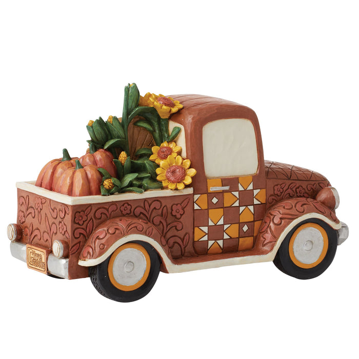 Harvest Pickup Truck Figurine