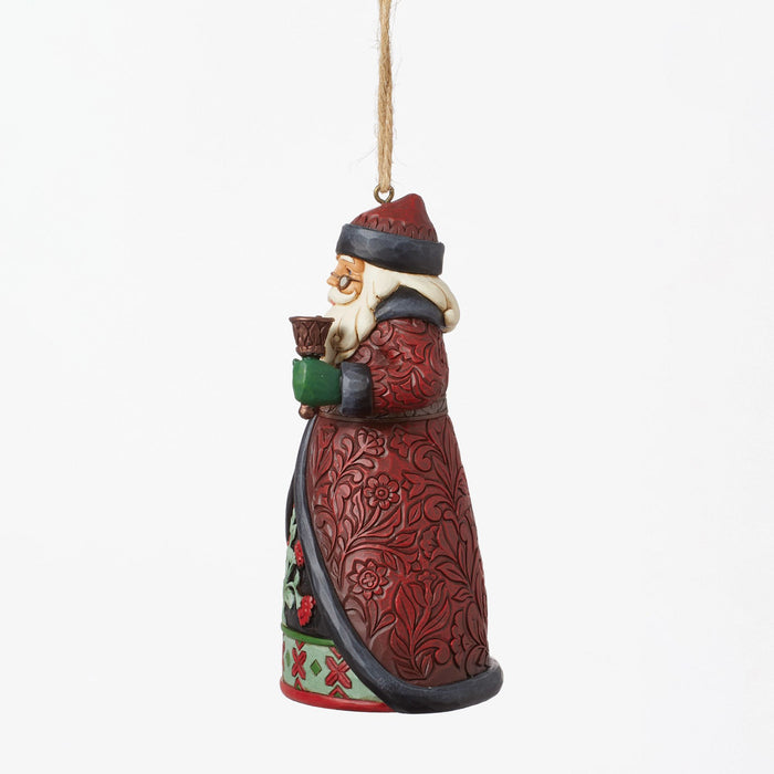 Holiday Manor Santa Bell Orn