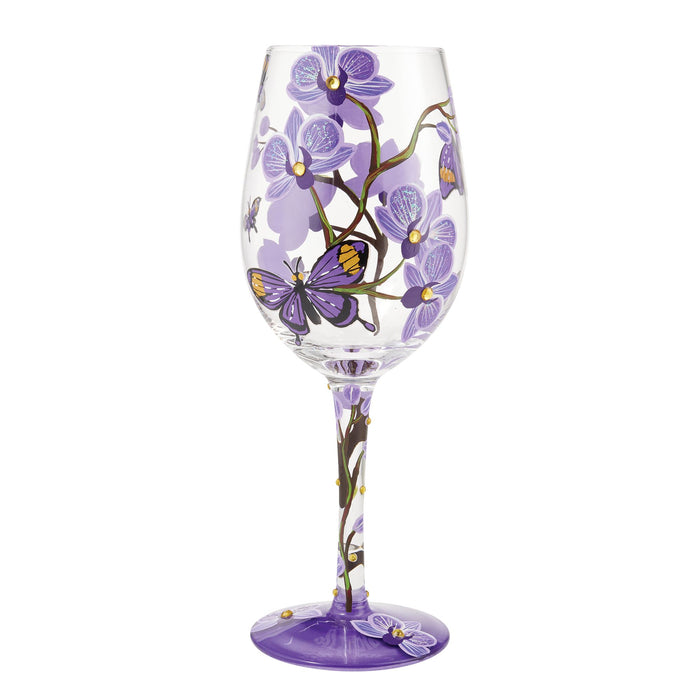 Butterfly Jubilee Wine Glass