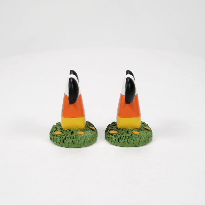 Candy Corn Topiaries S/2