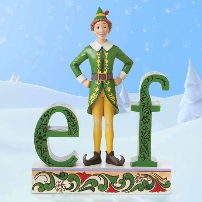 Buddy Elf Standing Elf Word