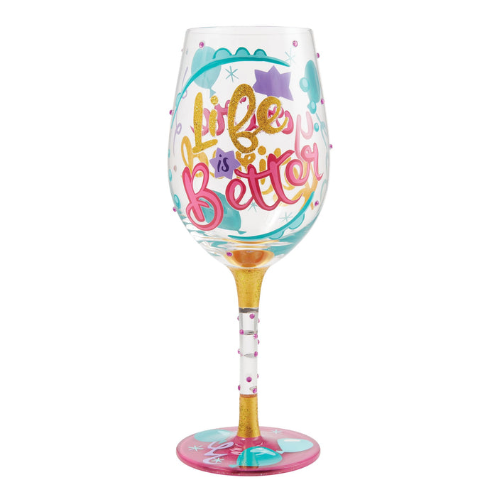 Life When Retired Wine Glass