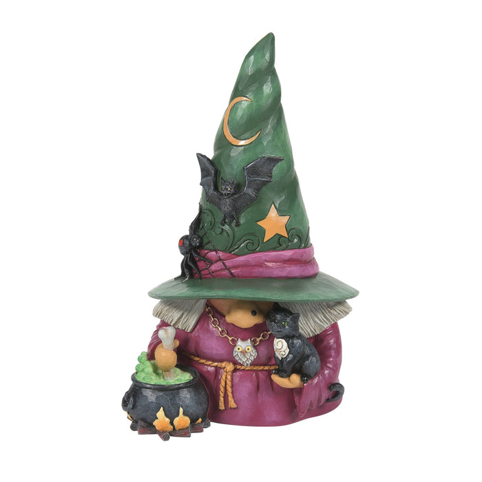 Witch Gnome with Cauldron Fig