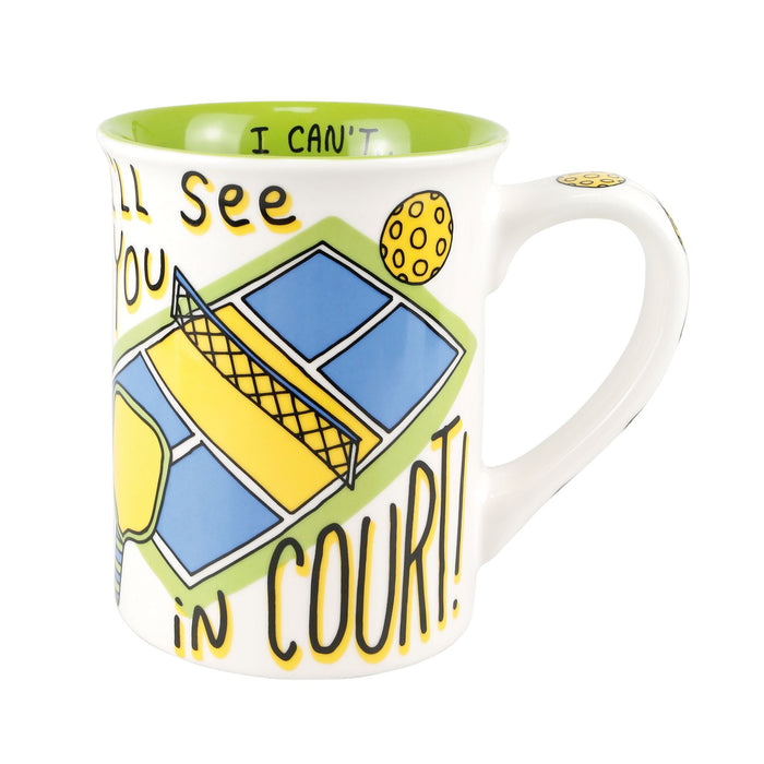 Pickleball Court Mug