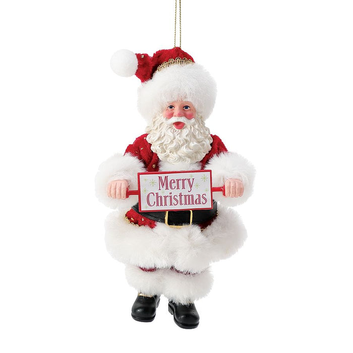 Merry Christmas Graceland Flip Ornament