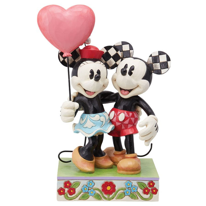 Disney Traditions Mickey & Minnie Heart Balloon