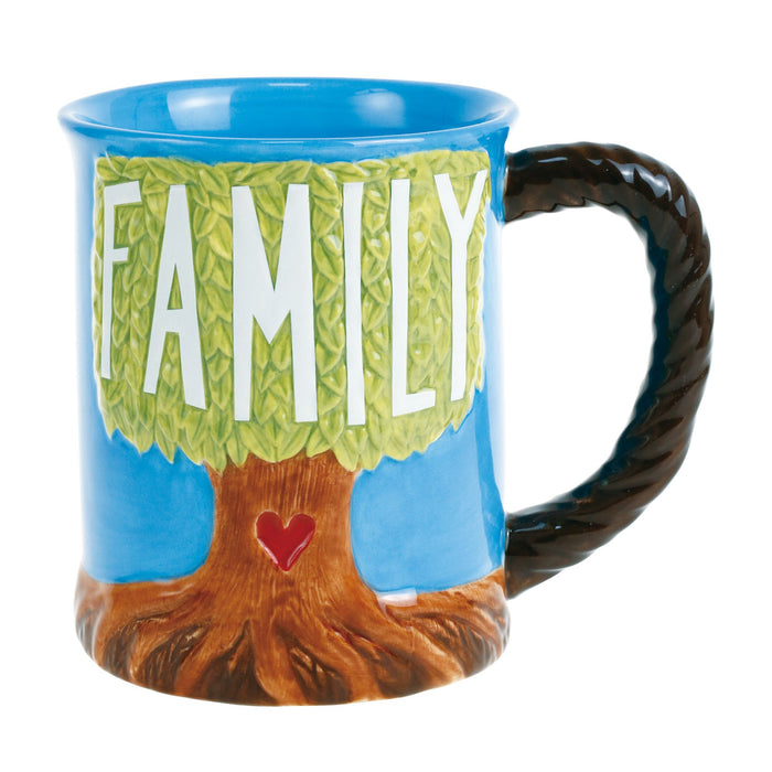Sculpted Family Tree Mug