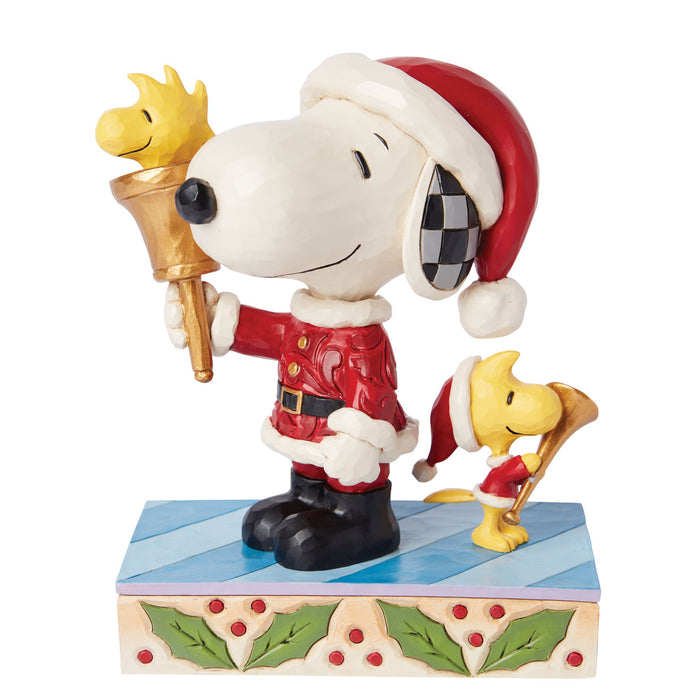 Snoopy and Woodstock Santas