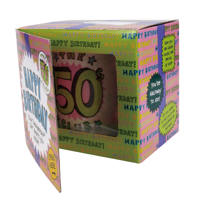 50th Birthday Club Mug Gift