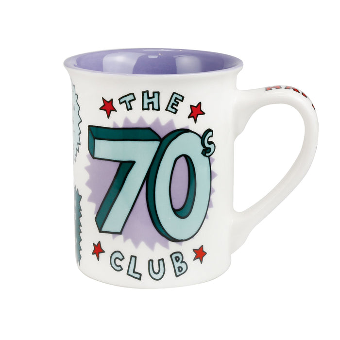 70th Birthday Cllub Mug Gift