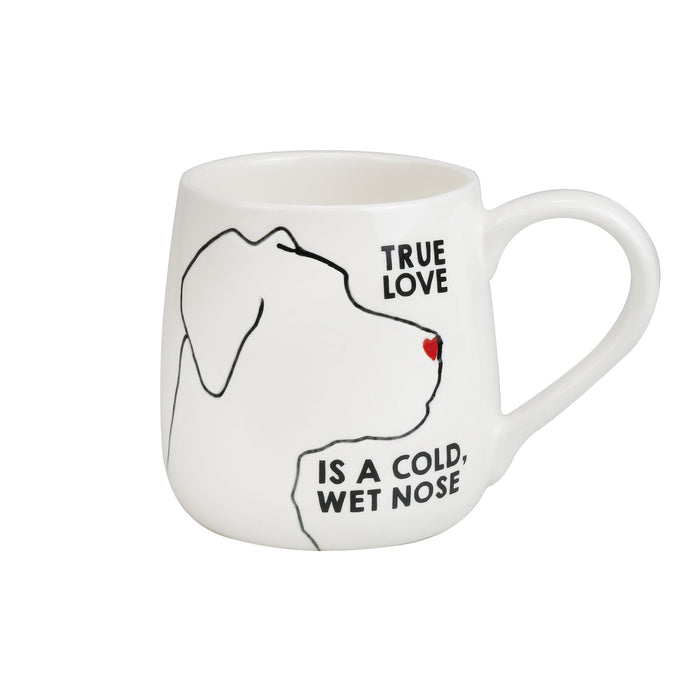 True Love Dog Etched Mug