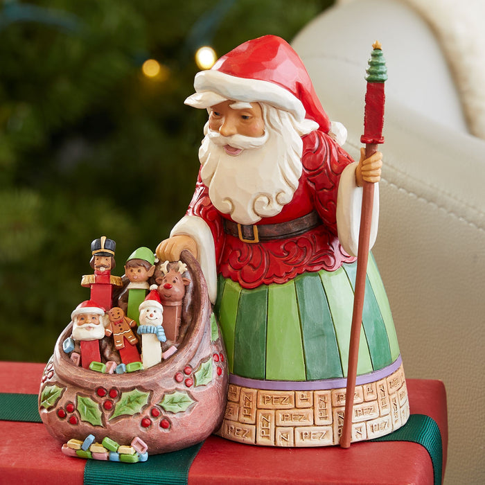 Santa with PEZ Toy Bag