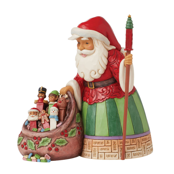 Santa with PEZ Toy Bag