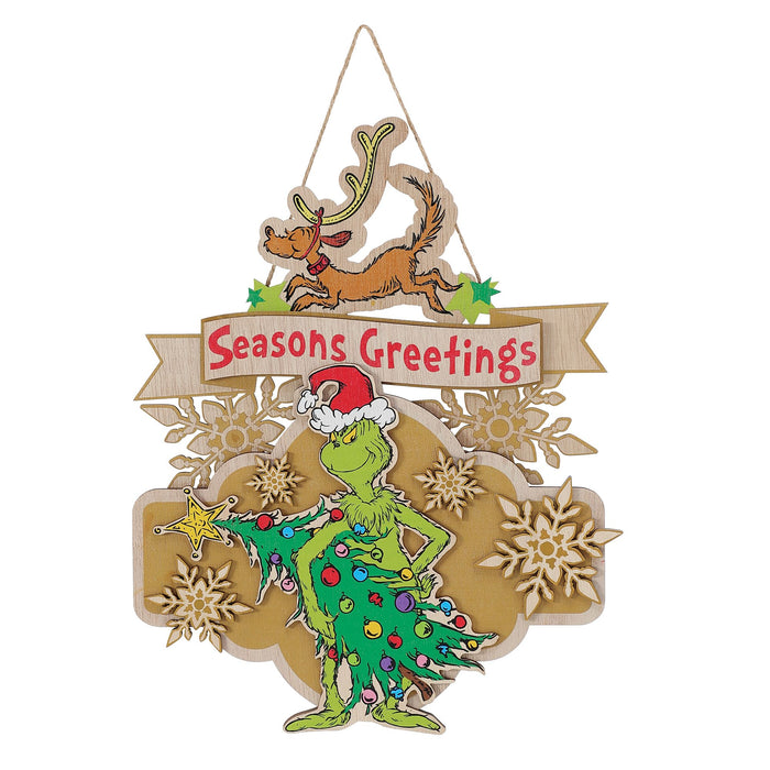 Grinch and Max Wall Decor