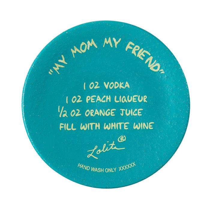 My Mom My Friend Wine Glass