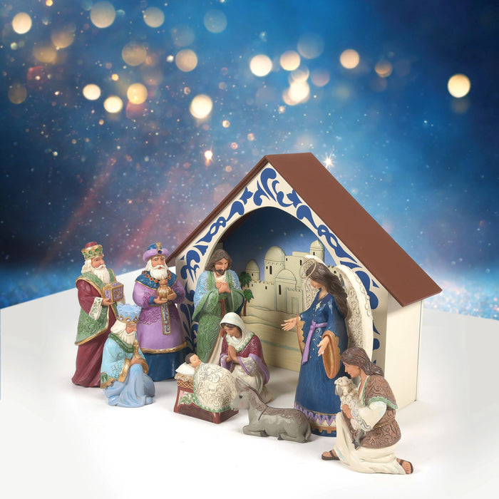 10 PC Nativity Set Figurines