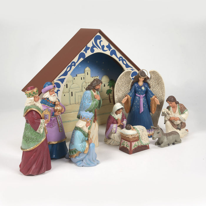 10 PC Nativity Set Figurines