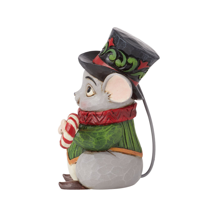 Mini Christmas Mouse Figurine