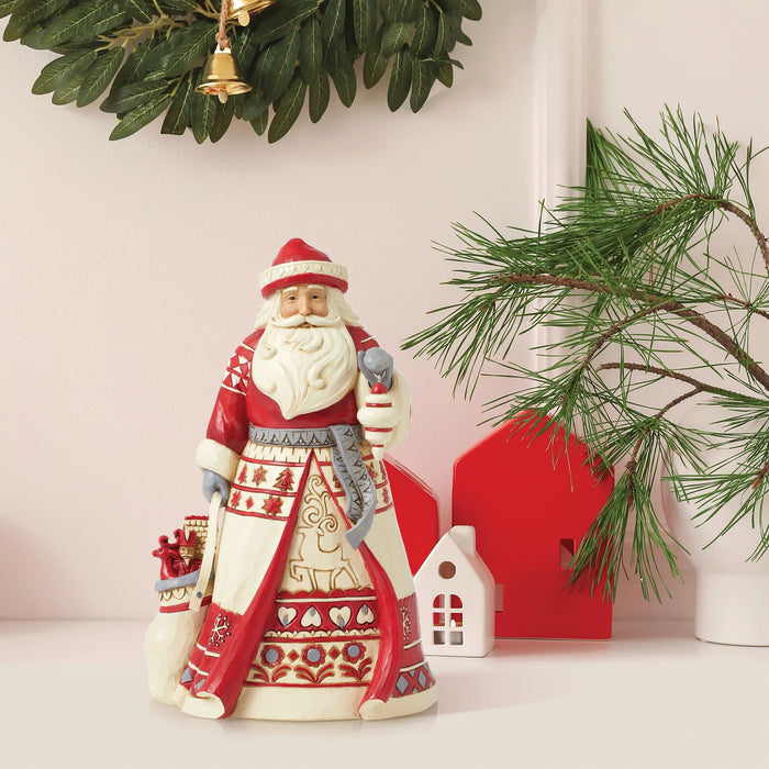 Nordic Noel Santa with Bag Fig