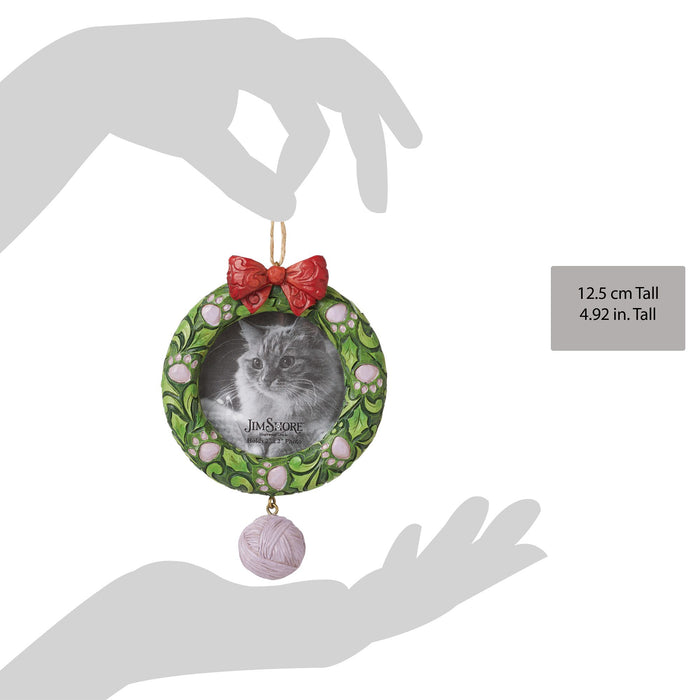 Cat Pet Wreath Frame Orn