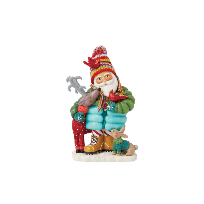 Cozy and Warm Santa Figurine