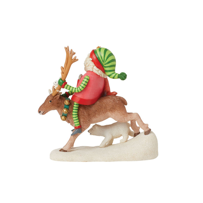 Santa's Wild Ride Figurine