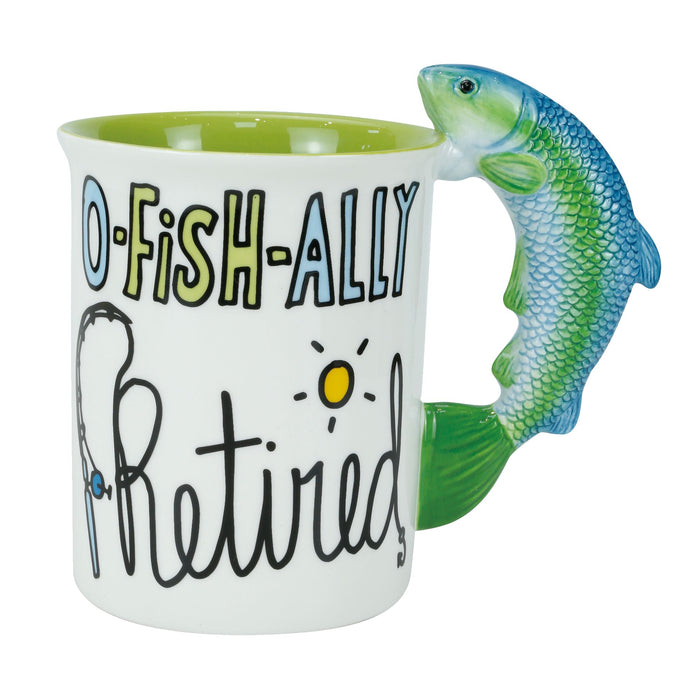 O fish ally Retired Sculpt Mug