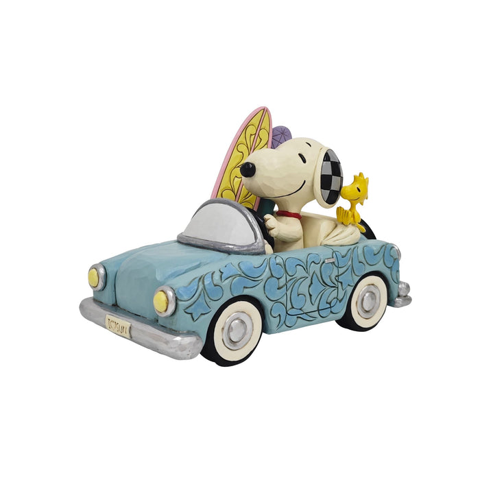 Snoopy & Woodstock in Car Surf