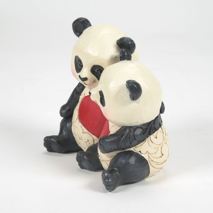 Panda Couple With Heart Fig