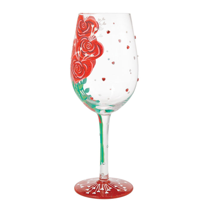 Valentine'sBouquet Wine Glass