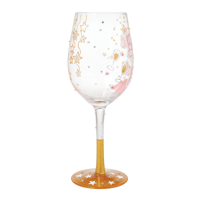 Bestie of the Bride Wine Glass