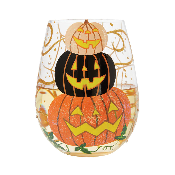 Hello Halloween Stemless Wine